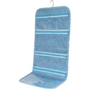 Foldable Clear Hanging Travel Toiletry Bag Cosmetic Organiser Storage